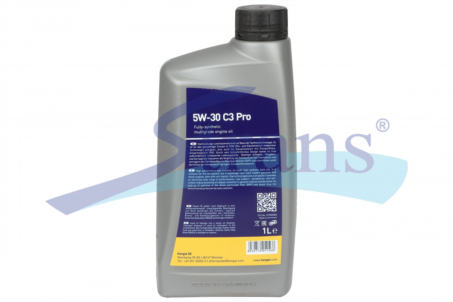 Масло Моторне Легкове Hengst 5W-30 C3 Pro 1Л. (Підходить Для